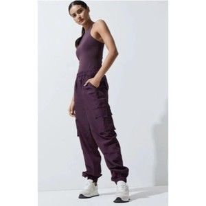 Noli Yoga City Cargo Pants Joggers Womens Size Small S Purple WORN ONCE